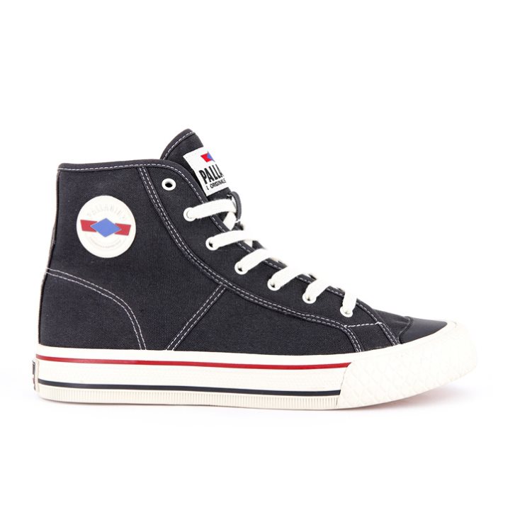 Palladium Palla Louvel High Tops Sneakers Heren Zwart | NL 83FVMTG